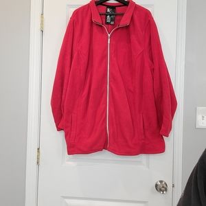 Avenue Red Fleece Jacket